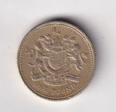 United Kingdom 1 Pound Elizabeth II (Royal Arms) 1983 Rare Commemorative Coin #C-40