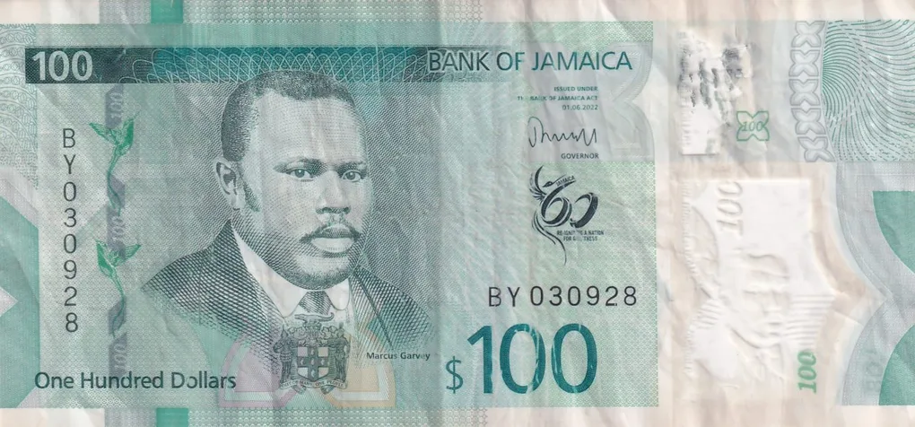 Jamaica 100 Dollars Independenc Rare Polymer Note #B2