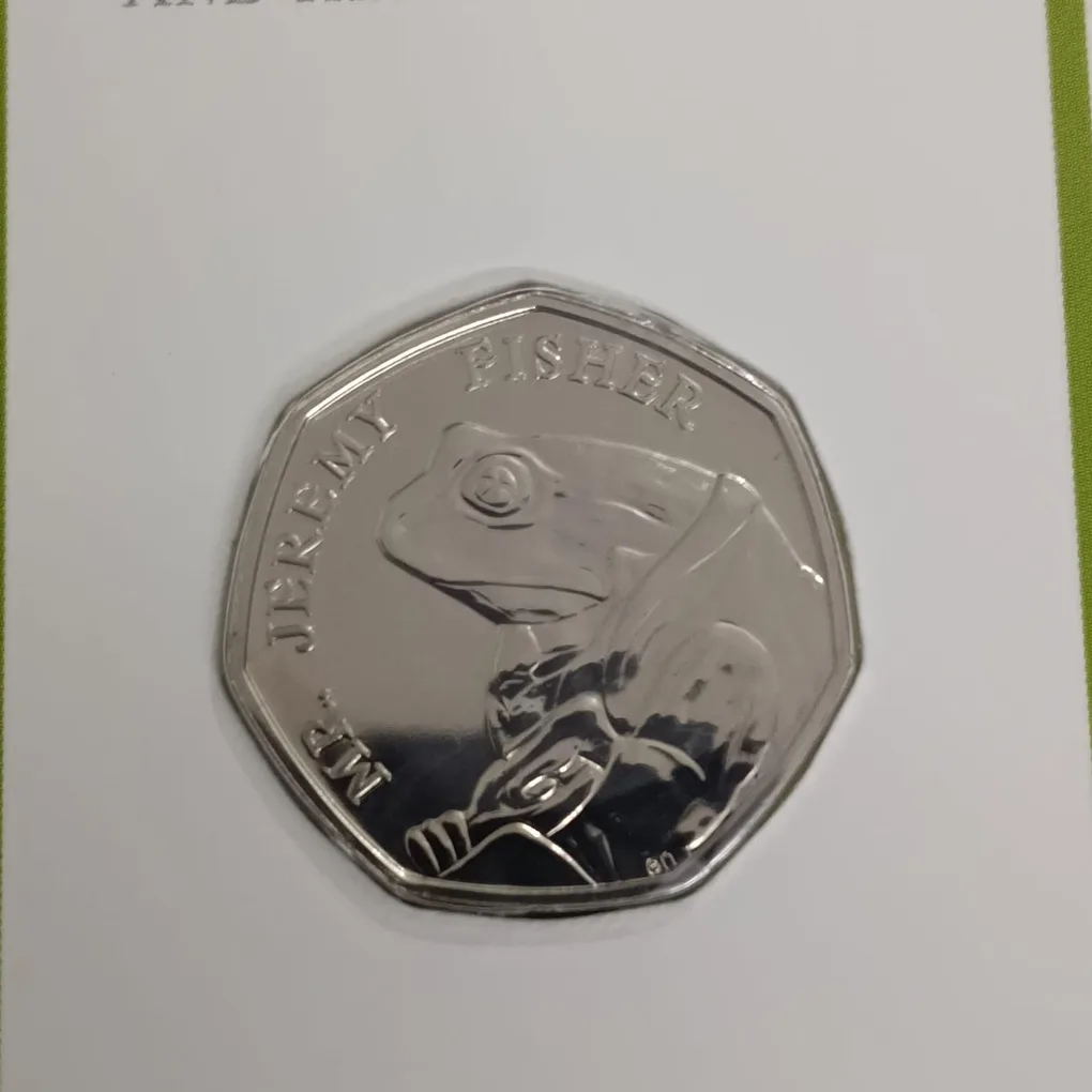 Rare Queen Elizabeth 50 Pence Proof Coin Set Me.Jeremy Fisher 2017 Year The Royal Mint UK