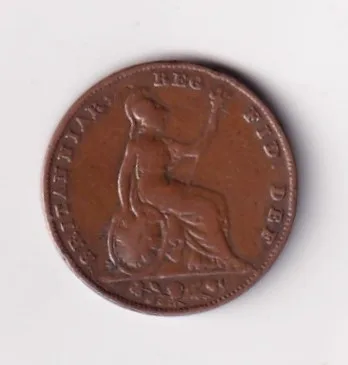 United Kingdom 1 Penny 1839 - Victoria ; bronzed Rare Coin #C-116