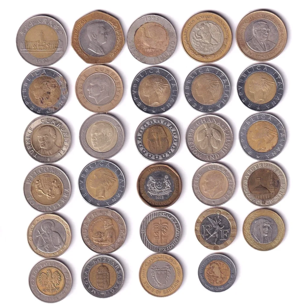 29 Different Bimetallic Rare (29 Coin LOTT) #C-139