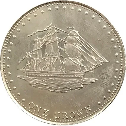 United Kingdom › Saint Helena, Ascension and Tristan da Cunha › Stoltenhoff Island 1 Crown 2008 - Elizabeth II Rare Coin #C-127