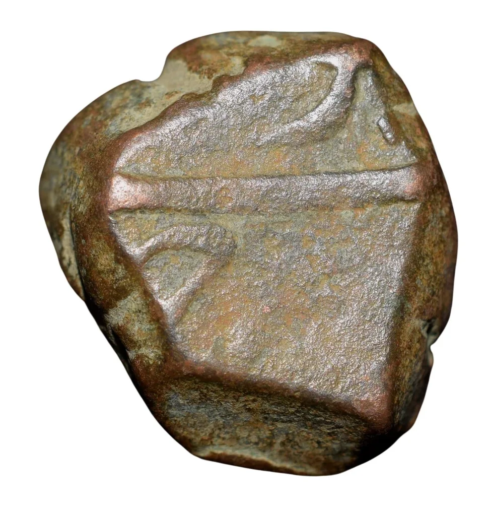 Copper Paisa of Maratha Confederacy INO Muhmmad Akbar II (AD 1806-1837) of Ahmadabad Mint Rare