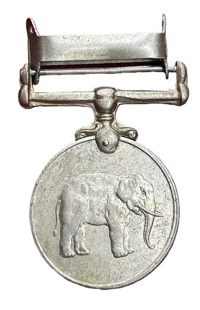Samanya Sewa Medal 1965 Nagaland (नागालैंड) Unnamed Medal