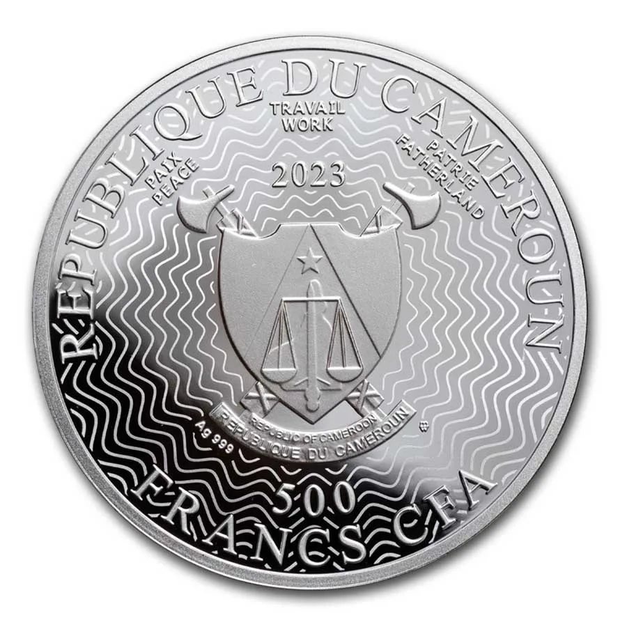 CAMEROON 500 FRANCS (CHIMNEY SWEEP) 2023 (SILVER 17.50 G ) COIN RARE PROOF SET