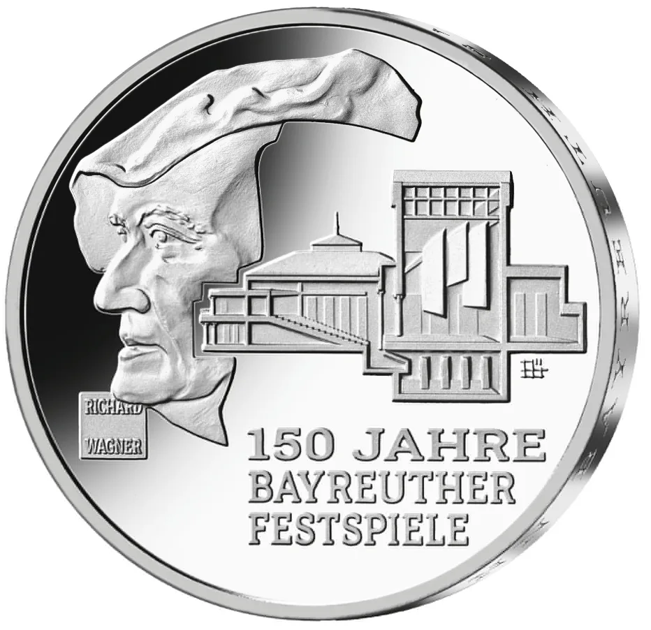 35 euro "150 Jahre Richard-Wagner-Festspiele Bayreuth" 2026 Rare Silver Coin C-132
