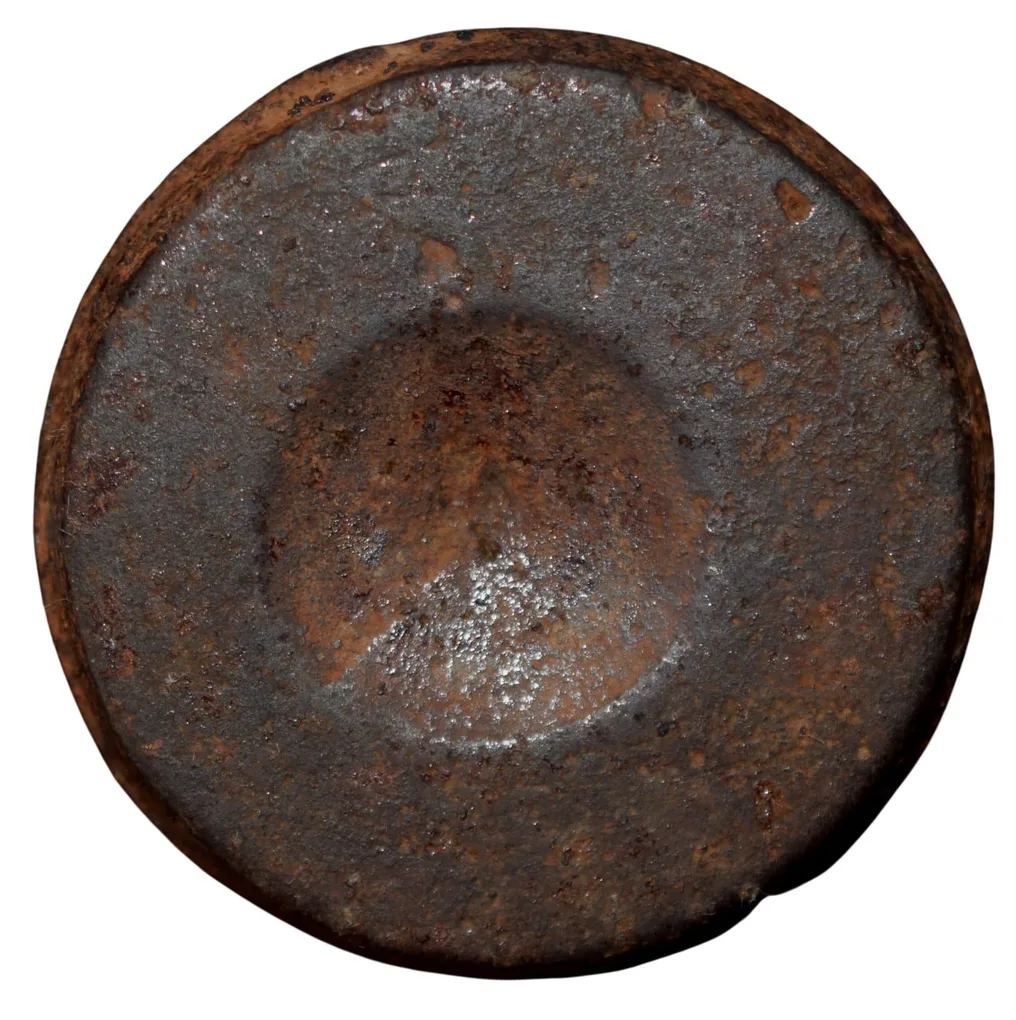 Cast-Iron Weight Scale from Agra (19th Cen. AD) of 2 Ser Denomination Rare