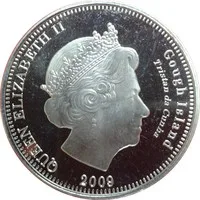 United Kingdom › Saint Helena, Ascension and Tristan da Cunha › Gough Island 1 Crown 2009 - Elizabeth II Rare Coin #C-126