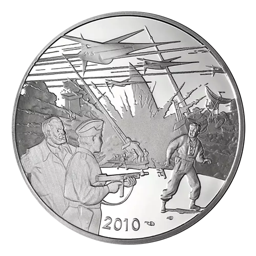 Monnaie De Paris 10 Euro 2010 Blake & Mortimer (Silver Weight 22.2g ) Rare Coin
