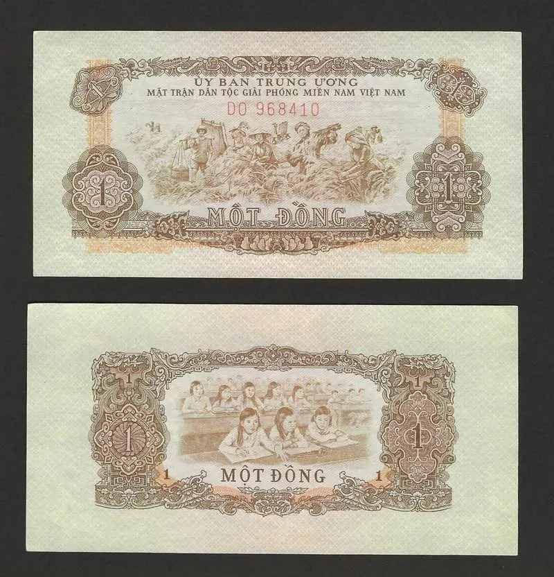 Vietnam 1 Dong Unissued 1968 UNC Unique and Rare