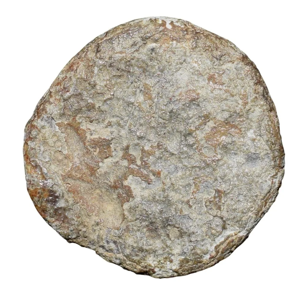 Lead Coin of Satavahan Dynasty (1st Cen. BC) from Nashik Region with 3-Arched Hill with Crescent Top