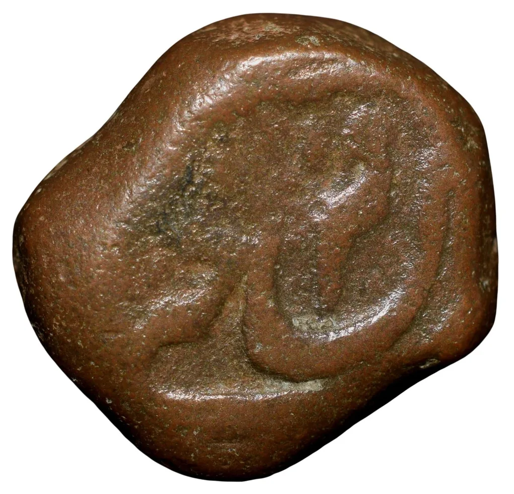 Copper Paisa(Dub) of Mir Mehbub Ali Khan II(AD 1869-1911) of Hyderabad State KM Y12