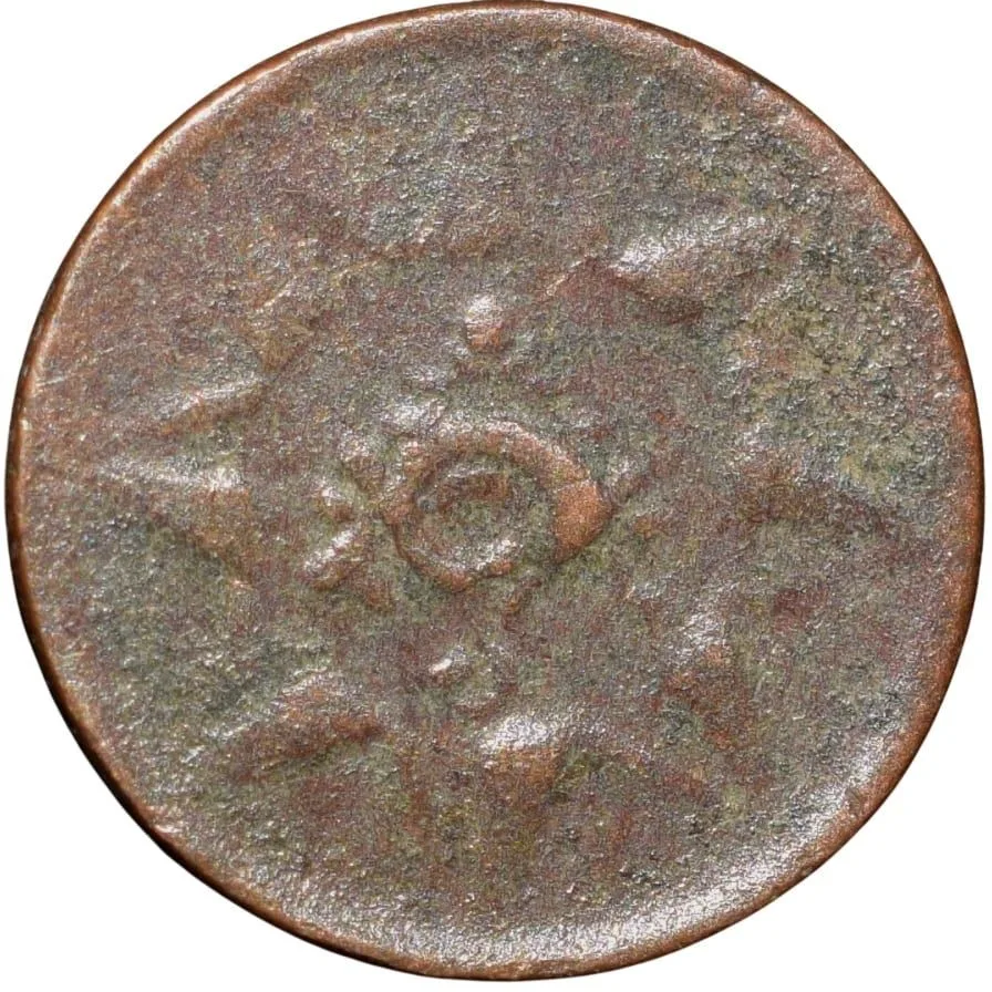 Bronze Cash of Rama Varma VI(AD 1885-1924) of Travancore State KM34 Thick Plainchet