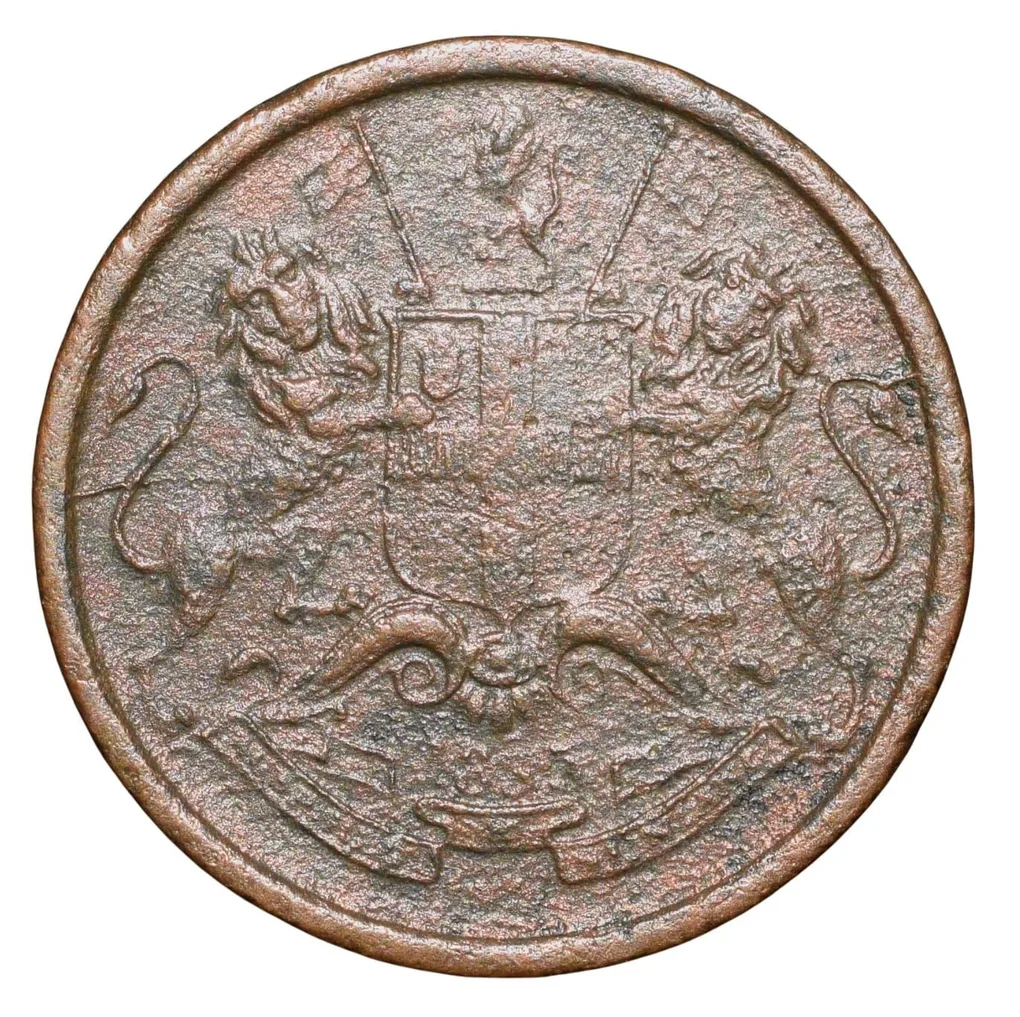 Copper 1/12 Anna of William IIII - East India Company (AD1835) Scarce