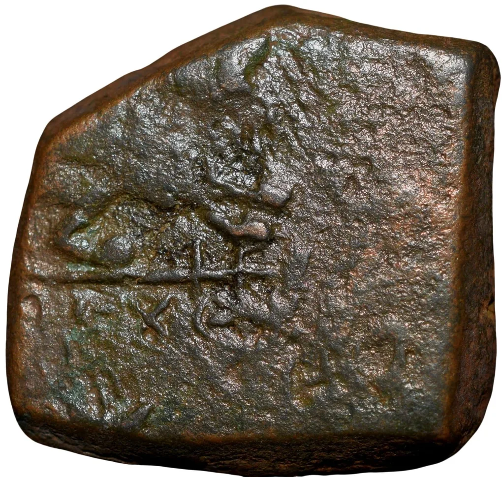 Copper Paisa of Wakhat Singh Ji(AD 1867-1929) of Lunavada State KM10 Rare Lion Type Fully Dated
