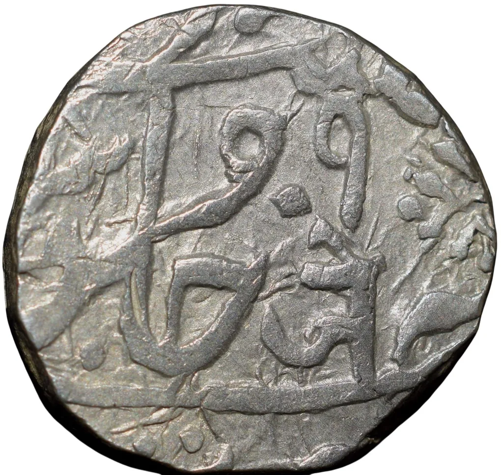 Silver Rupee of Daulat Rao (AD 1794-1827) of Gwalior State of Sipri Mint KM205