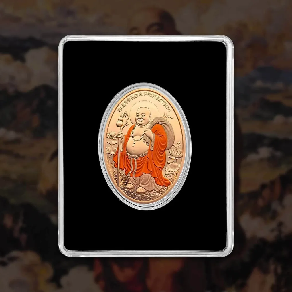 Extremely Rare Item Maitreya Buddha 1CEDI Year 2026 Proof Coin Issued Republic of Ghana