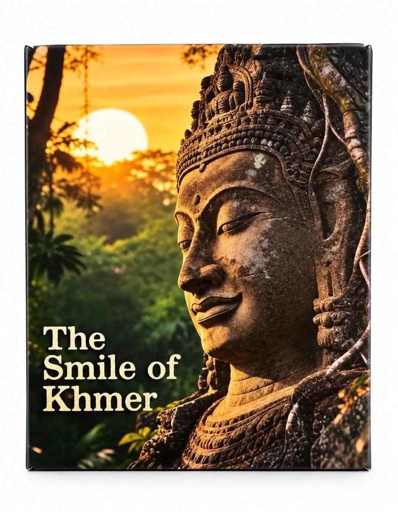 Extremely Rare Item The Smile Of Khmer (2) 1 Ghana Sadi Proof Coin Issue The Republic of Ghana