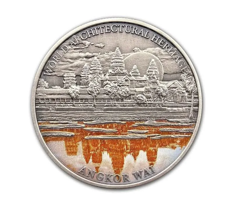 Extremely Rare Coin Lord Buddha 100 Francis CFA Angkor Wat Year 2025 Proof Coin Issued Republic of Cameroon