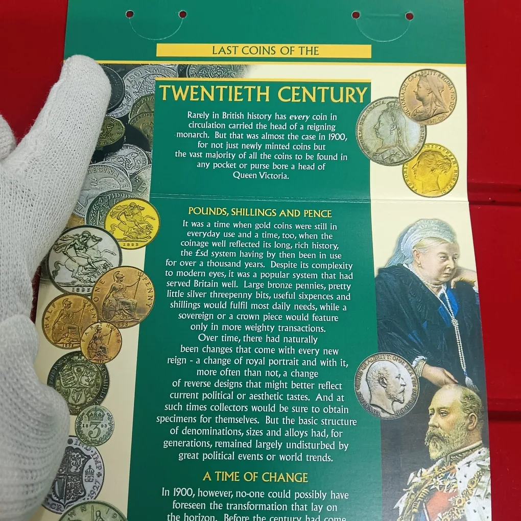 Ex Rare United Kingdom Last Coins of the Twentieth Centenary RUGBY World Cup Proof Coin Set 1999 Year Isuued Royal Mint