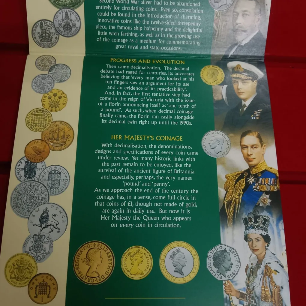 Ex Rare United Kingdom Last Coins of the Twentieth Centenary RUGBY World Cup Proof Coin Set 1999 Year Isuued Royal Mint