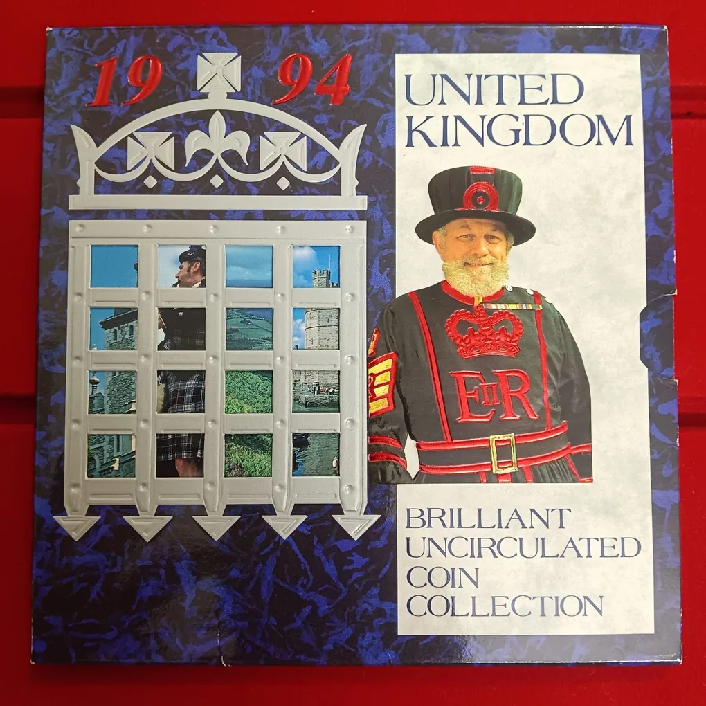 Ex Rare United Kingdom The Bank of England Britannia Proof Coin Set 1994 Year Issued Royal Mint