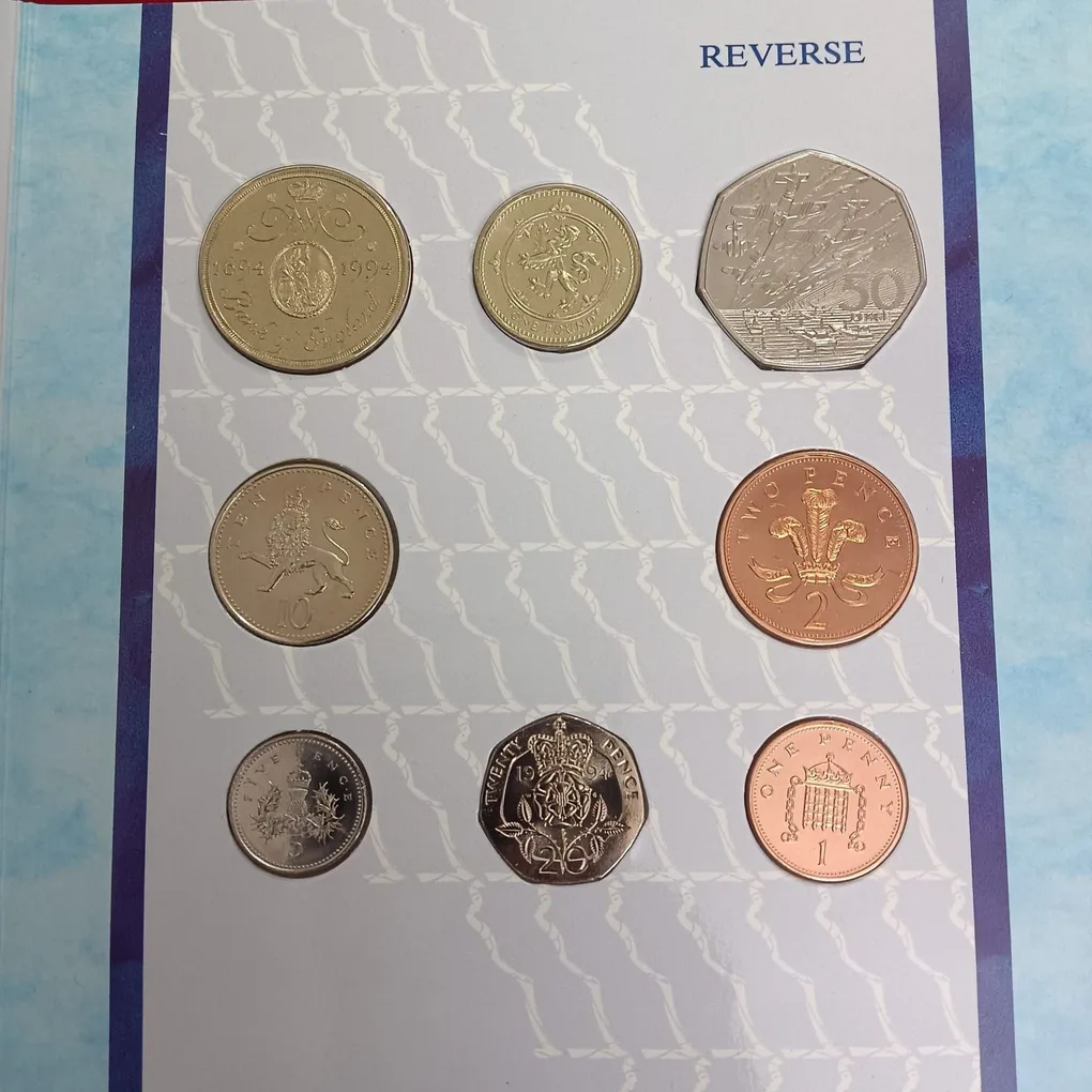 Ex Rare United Kingdom The Bank of England Britannia Proof Coin Set 1994 Year Issued Royal Mint
