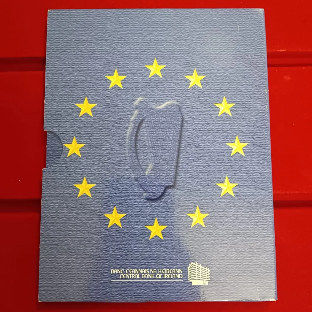 Rare Central Bank of Ireland Euro Coin Set 2002 Year