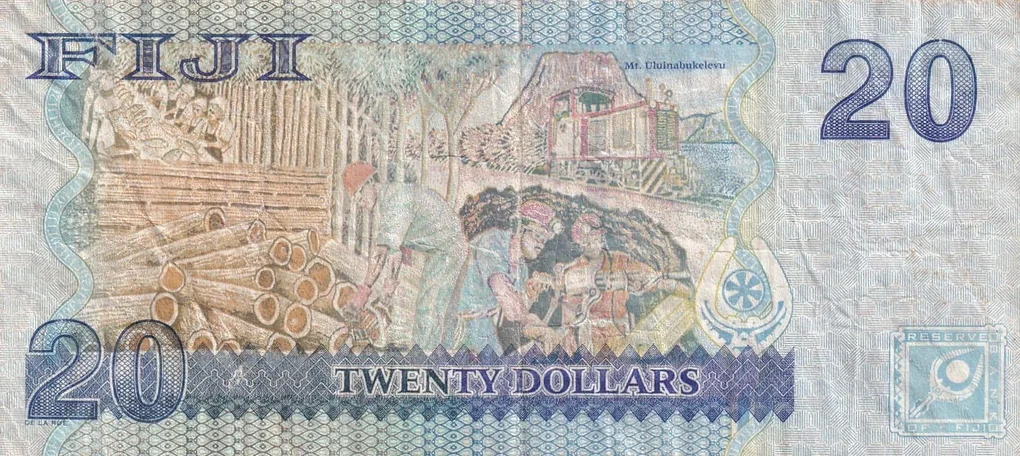 Fiji 20 Dollars - Elizabeth II Rare Note #B2