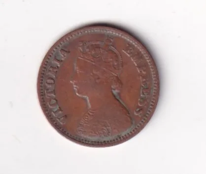 1896 British- India 1/2 Pice (Victoria) Calcutta Mint Rare Coin#C-238