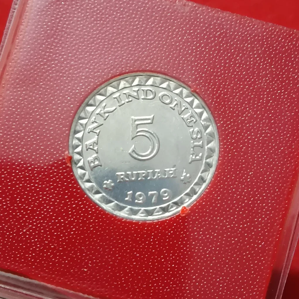 1979 Indonesian 5 Rupiah coin minted for the Food and Agriculture Organization (FAO) Gem Bunc Condition Coin