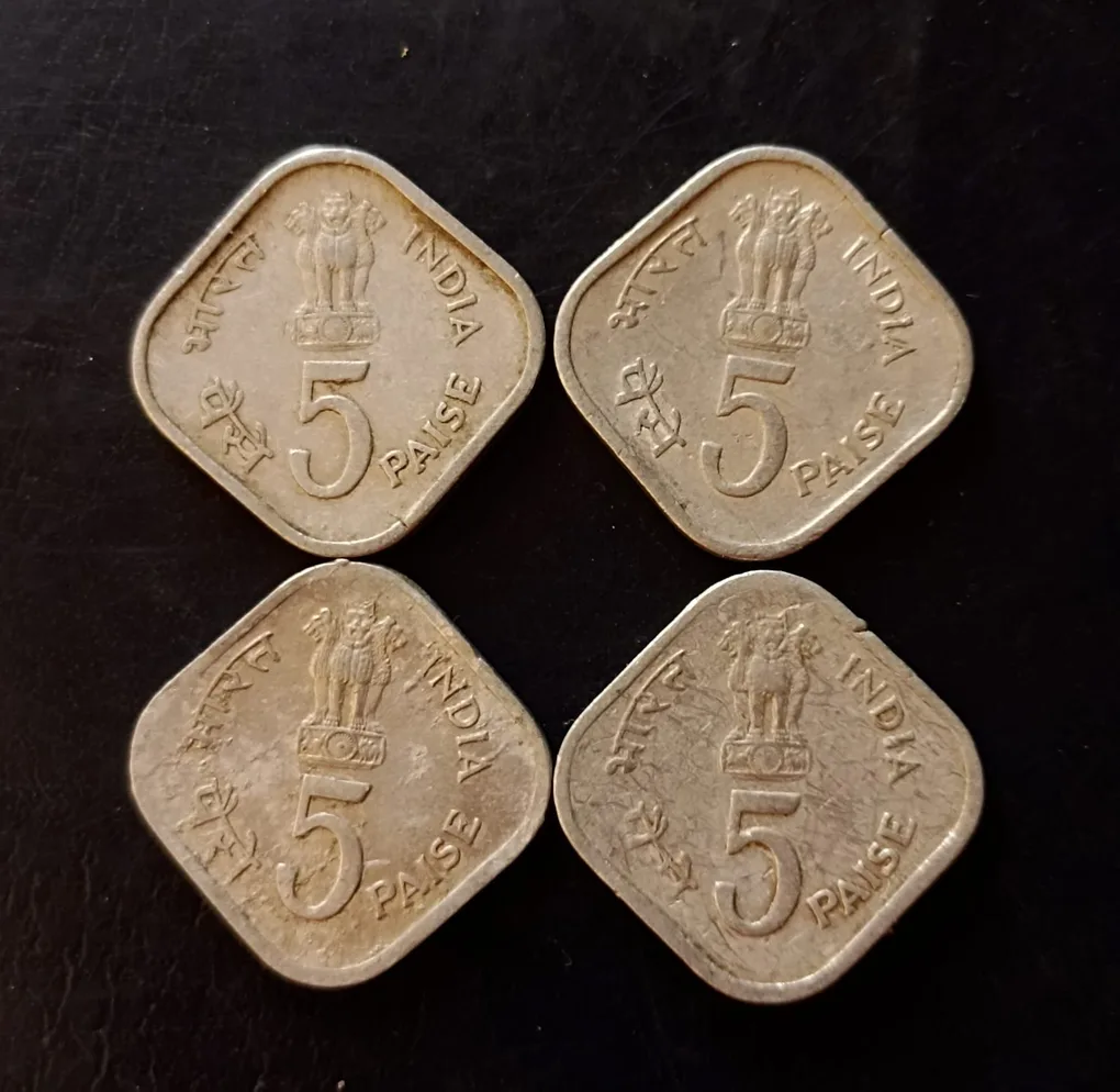 Republic India Denominaton 5 paise Metal aluminium Same and similar piece available