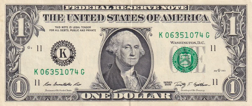 United States 1 Dollar (Federal Reserve) (K logo) Rare Note #B2
