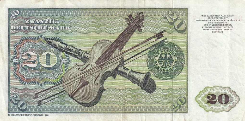 Germany, 20 Deutsche Mark Rare Note #B2