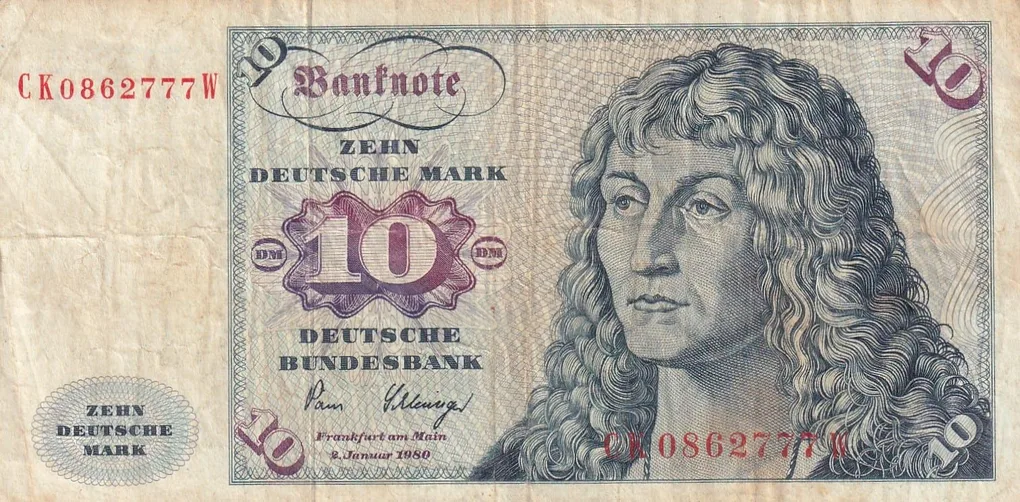 Germany,10 Deutsche Mark Rare Note #B2