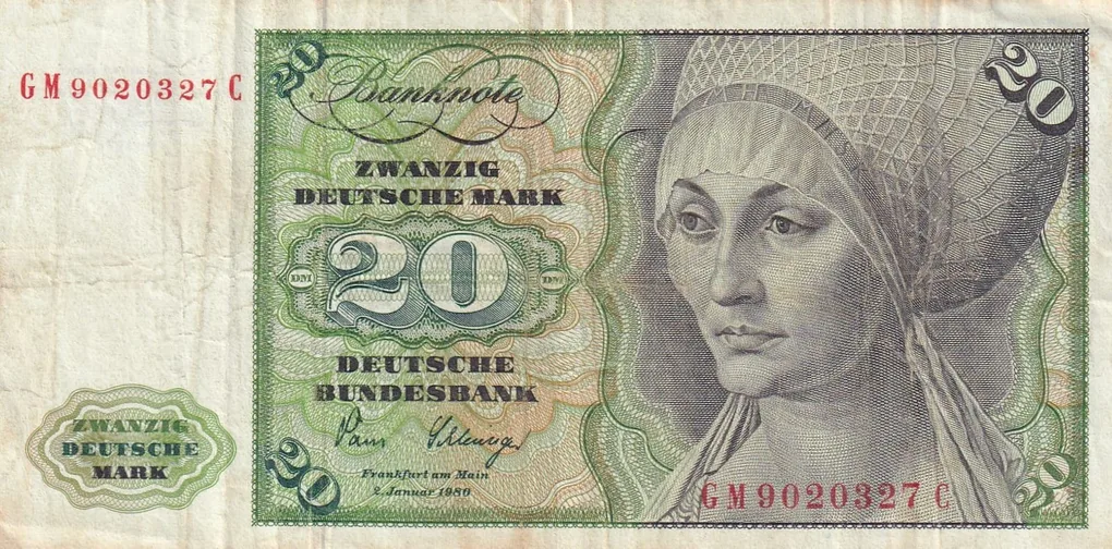 Germany, 20 Deutsche Mark Rare Note #B2