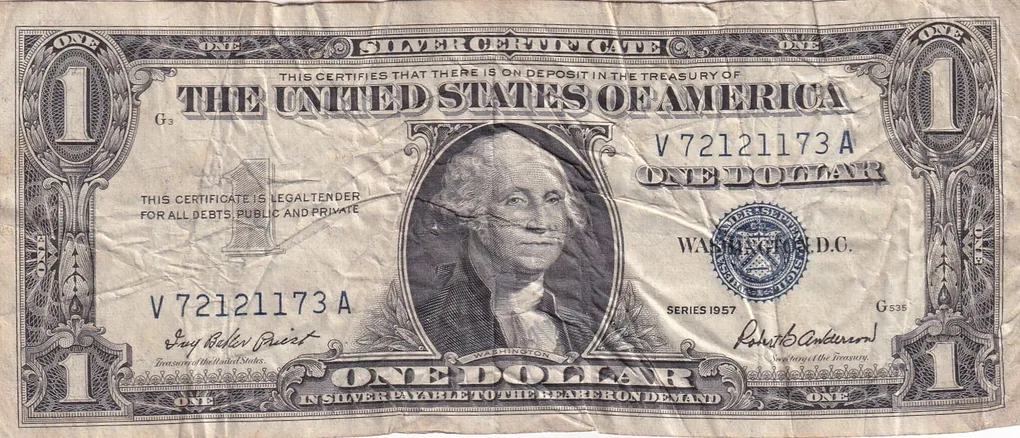 America 1 Dollar 1957 Silver Certificate (As Per Image) Rare Note#B2