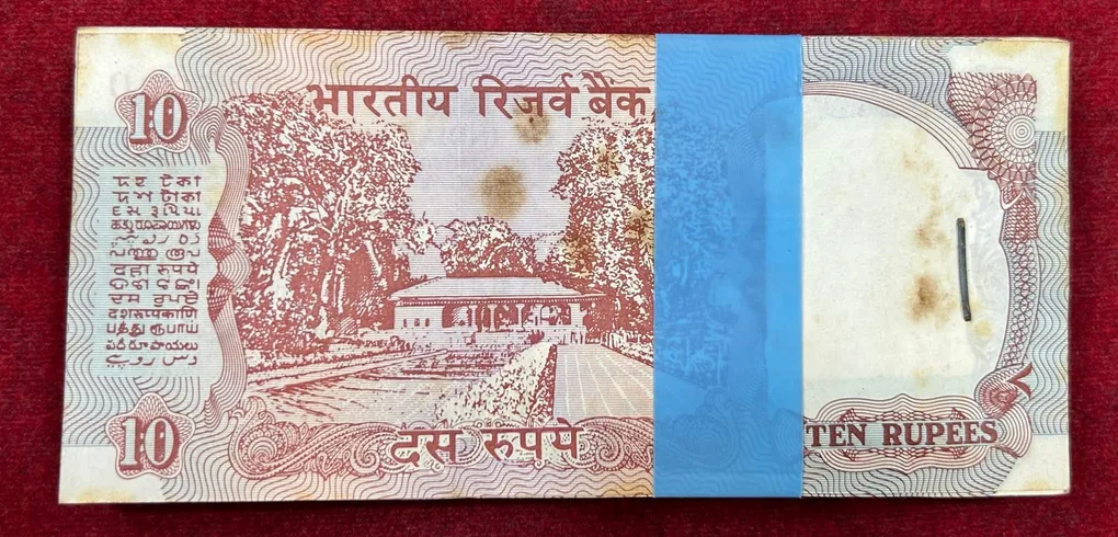 10 RUPEES SHALIMAR GOVERNOR S. VENKATARAMANAN RARE SERIAL PACKET