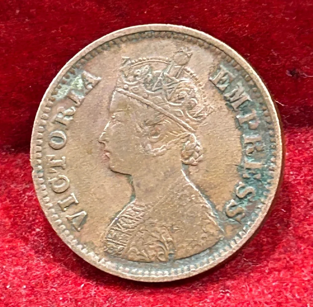 1900 British- India 1/2 Pice (Victoria) Calcutta Mint Rare Coin#C-189