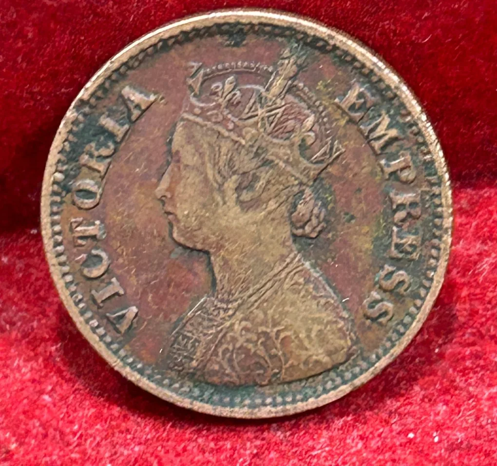 1899 British- India 1/2 Pice (Victoria) Calcutta Mint Rare Coin#C-190