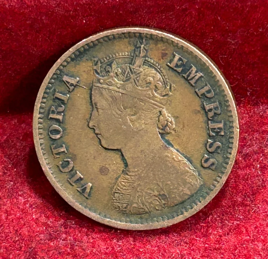 1899 British- India 1/2 Pice (Victoria) Calcutta Mint Rare Coin#C-197