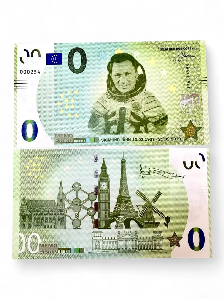 Europe 0 Euro Sigmund Jahn Issue Limited and Collectibles Gem UNC Unique and Rare