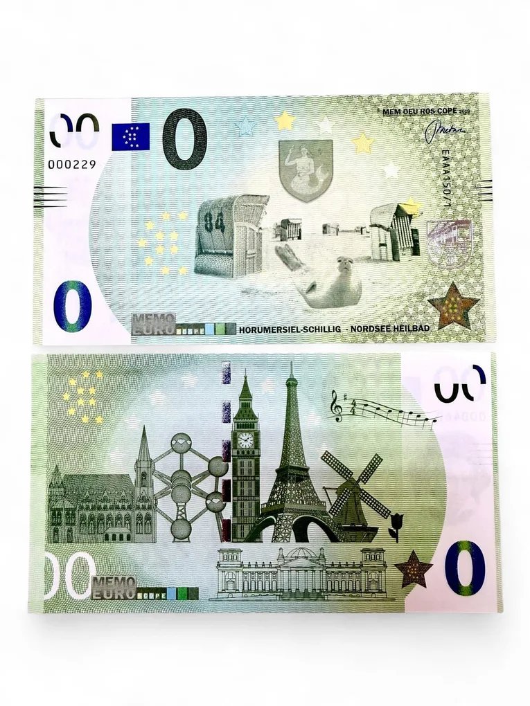 Europe 0 Euro Horumersiel Issue Limited and Collectibles Gem UNC Unique and Rare