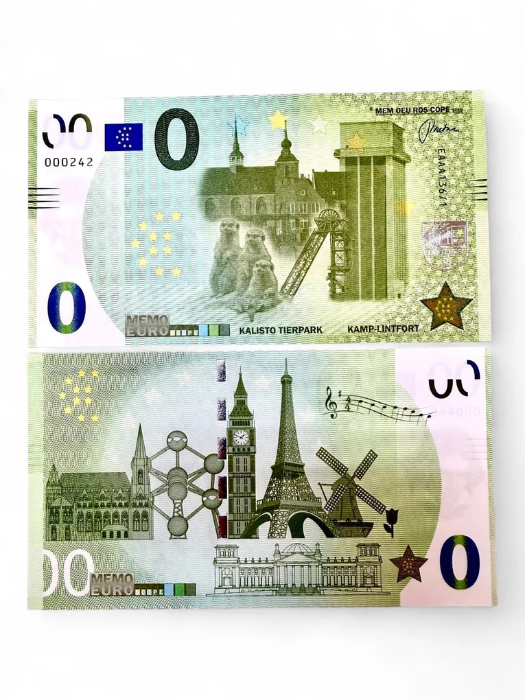 Europe 0 Euro Koblenz Issue Limited and Collectibles Gem UNC Unique and Rare