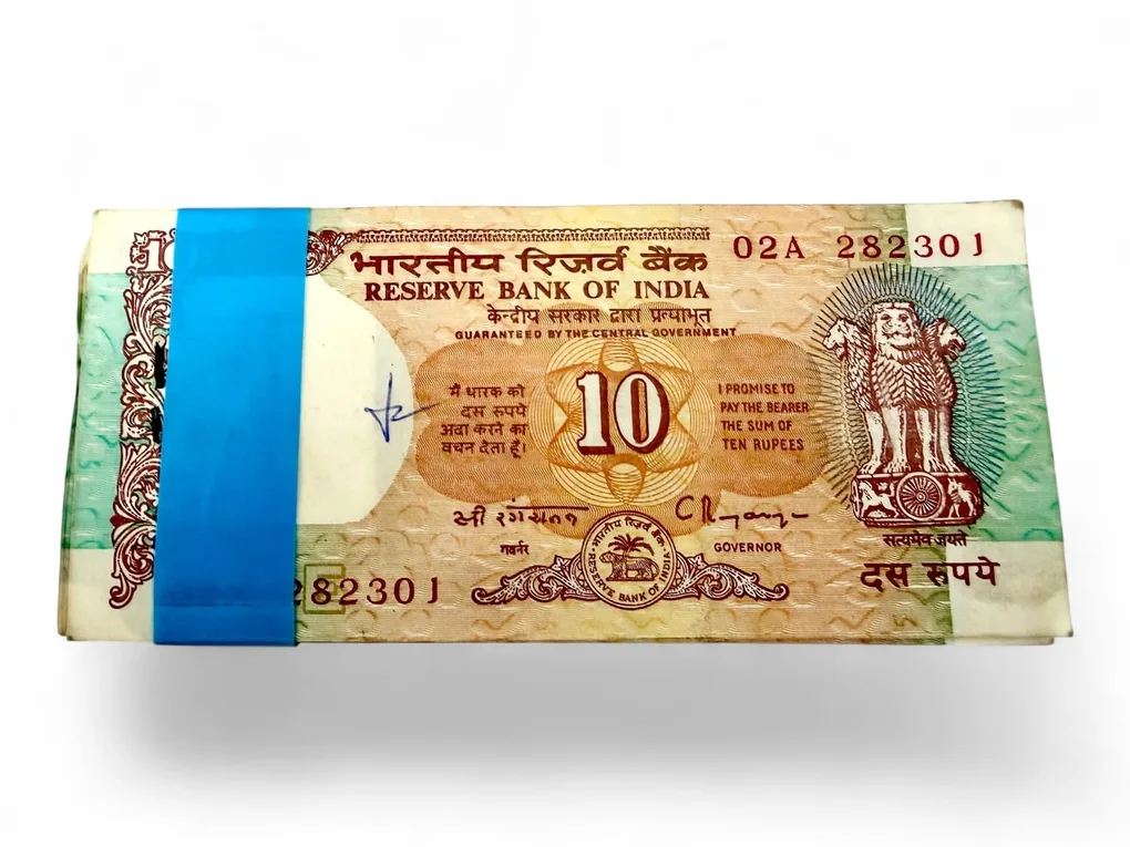 Rs 10 Shalimar Garden C Rangarajan Issue Serial Bundle Unique and Rare