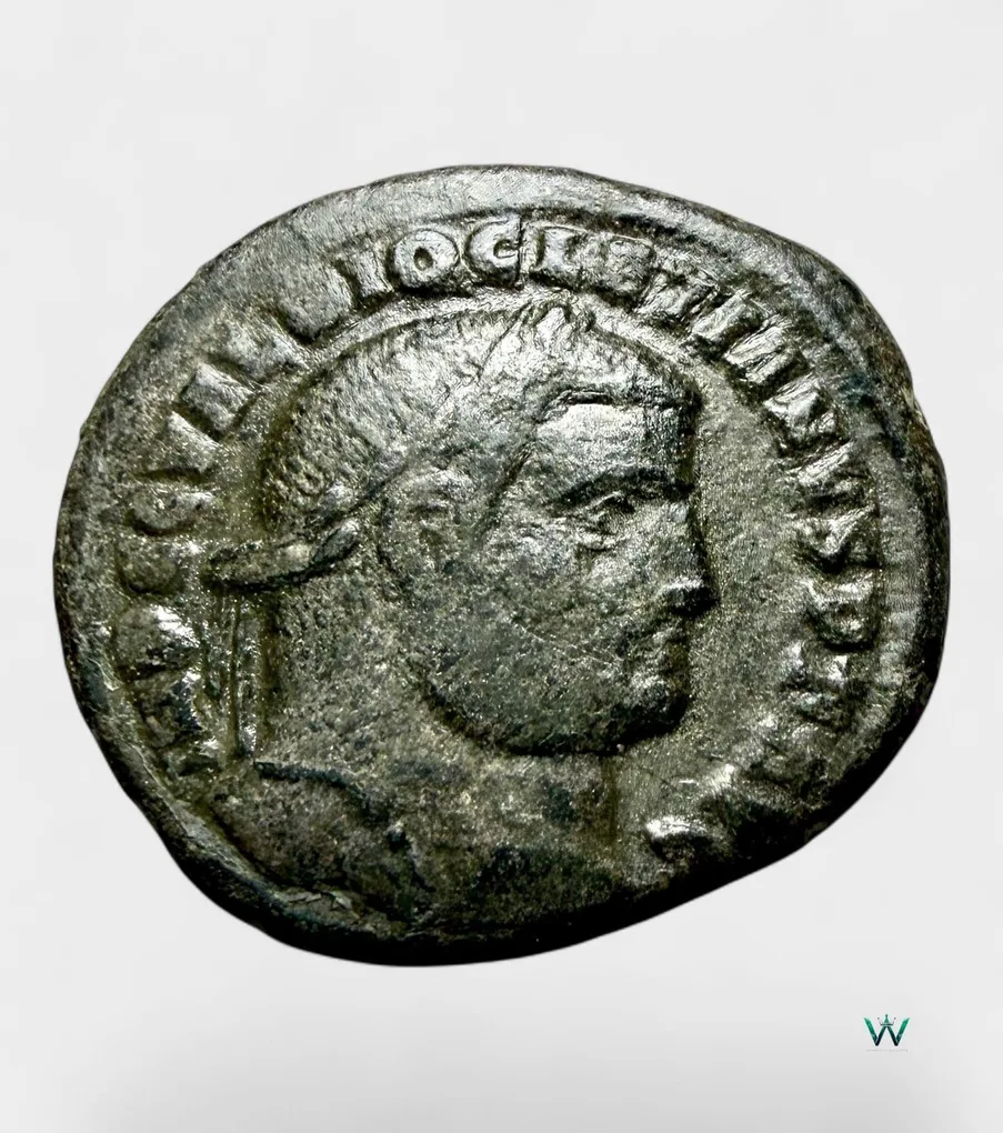 Ancient Roman Follis Nummus Bronze Issue Roman Empire 4th Century Emperor Diocletian Ultra Unique and Rare Tetrarchy Period