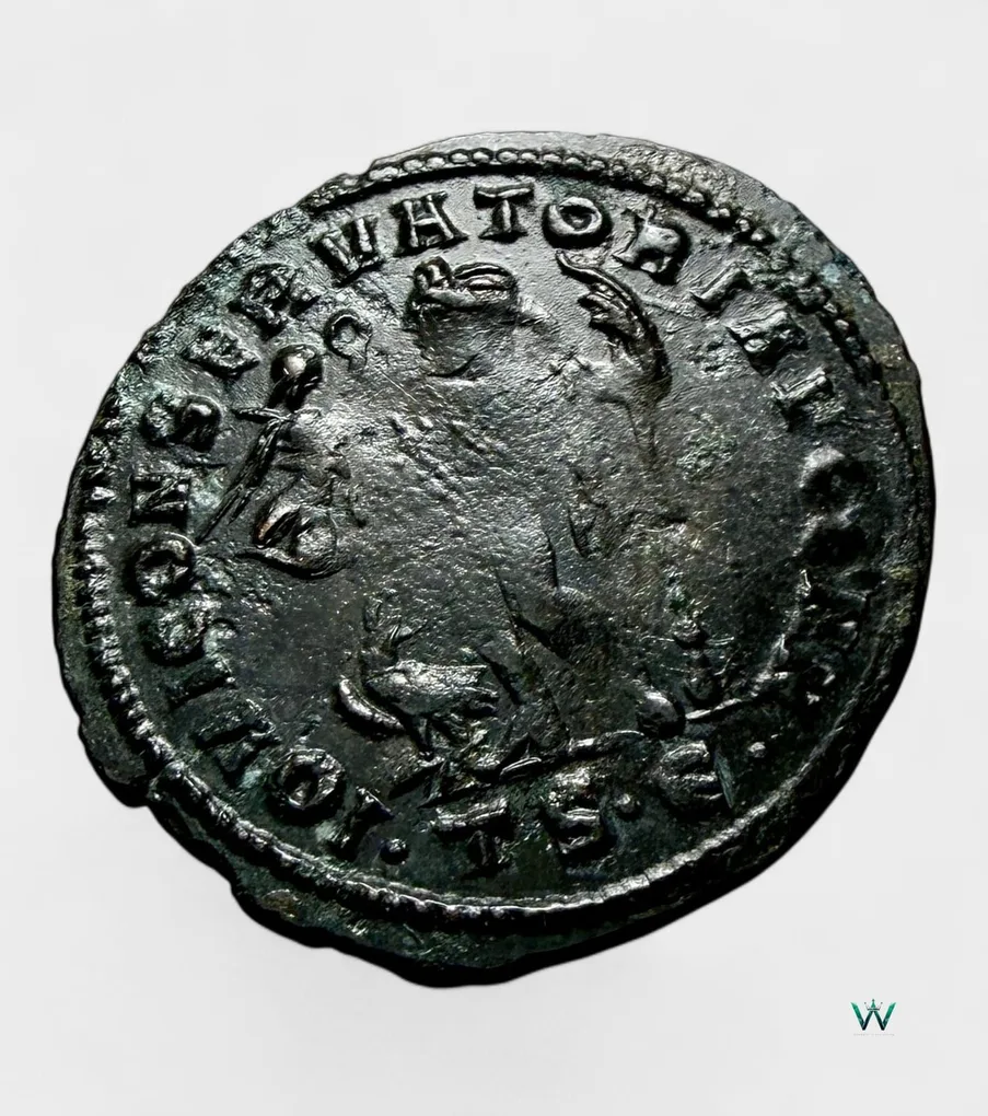 Ancient Roman Follis Nummus Bronze Issue Roman Empire 4th Century Emperor Diocletian Ultra Unique and Rare Tetrarchy Period