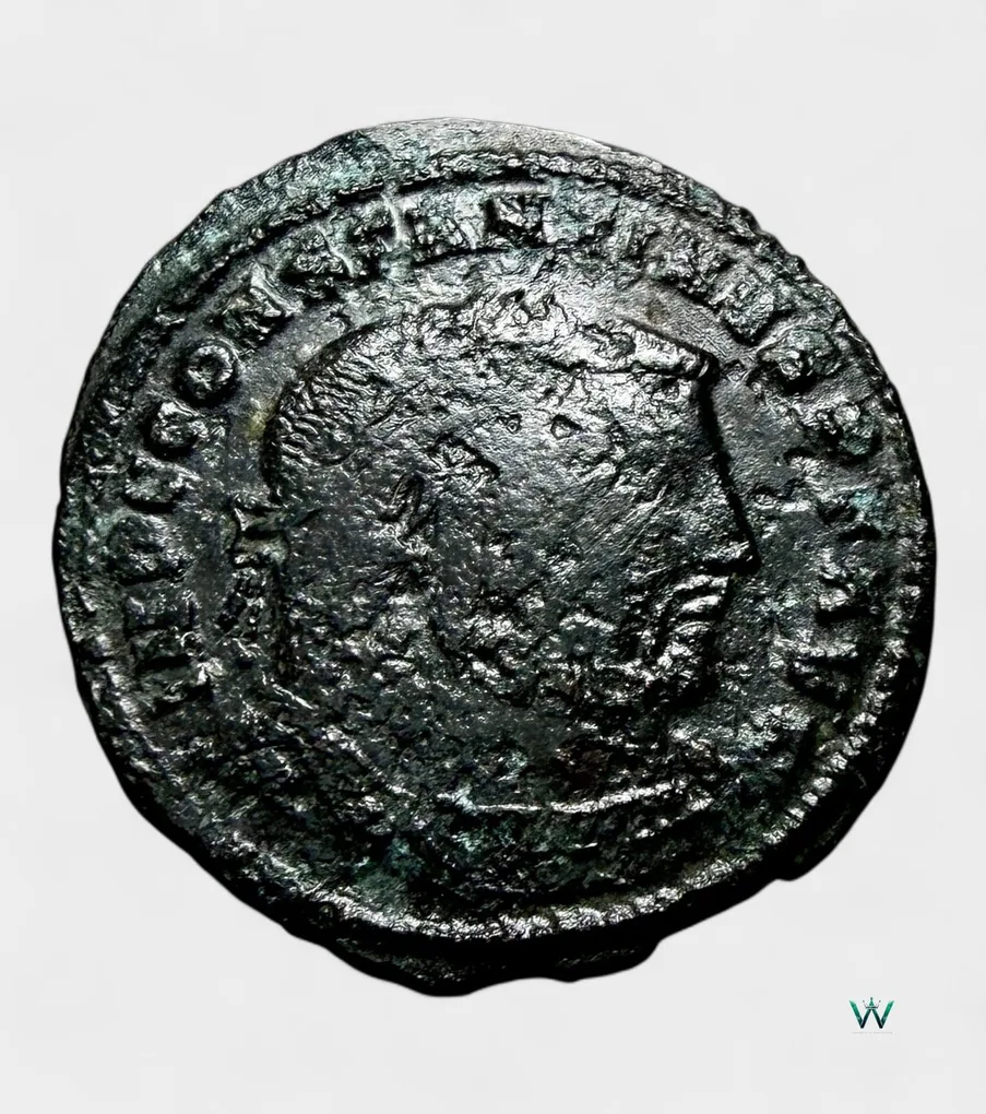 Ancient Roman Follis Nummus Bronze Issue Roman Empire 4th Century Emperor Diocletian Ultra Unique and Rare Tetrarchy Period