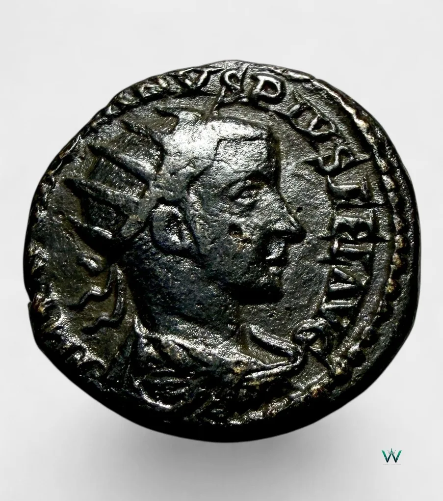 Ancient Roman Follis Nummus Bronze Issue Roman Empire 4th Century Emperor Diocletian Ultra Unique and Rare Tetrarchy Period