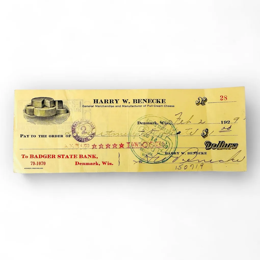 Harry W Benecke 1900s Issue Unique and rare